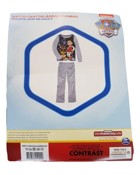 PAW PATROL Kids Boys Girls Nickelodeon Long Sleeve Pyjamas PJs Nightwear