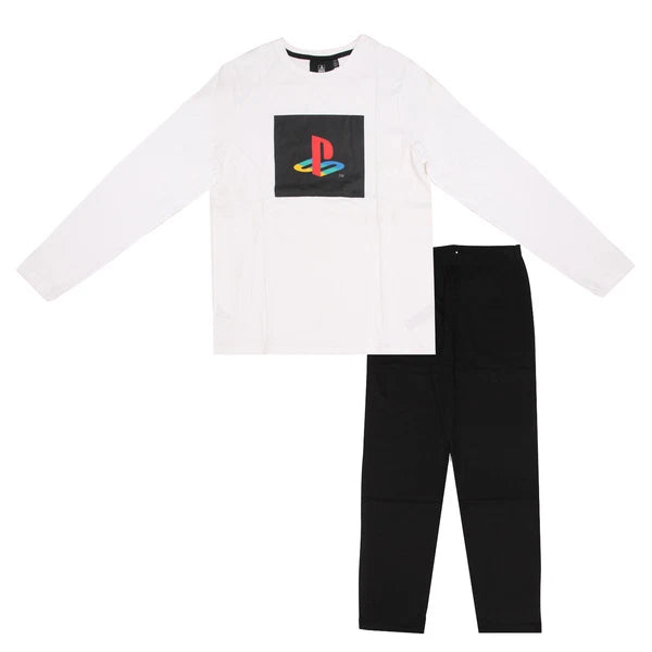 BOYS PYJAMAS PLAYSTATION PS GAMER PJ SET NIGHT WEAR EX UK STORE 5-15 YEARS NEW