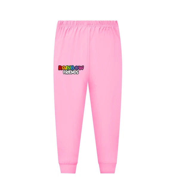 Popular Children's Rainbow Friends Pajama Top+Pants Pajama PJ Set Gift