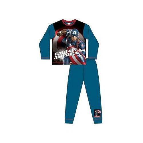 Marvel Boys Pyjama Set Long Sleeve Top Trousers