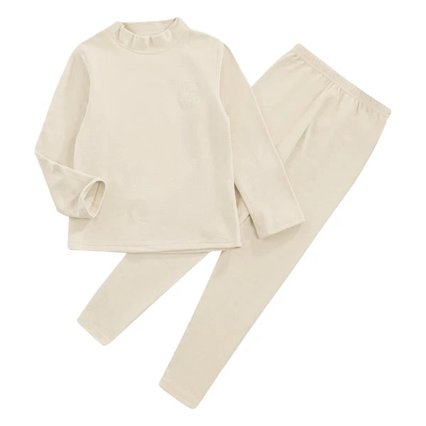 Kids Boys Girls Tees Long Sleeve Top Bear Print Sleepwear Pajamas Loungewear