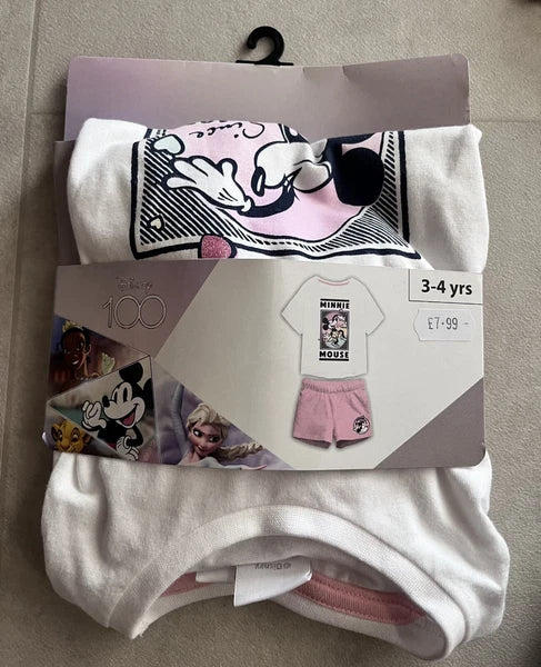 Disney 100 Kids Short Sleeve Pyjama Short Sets