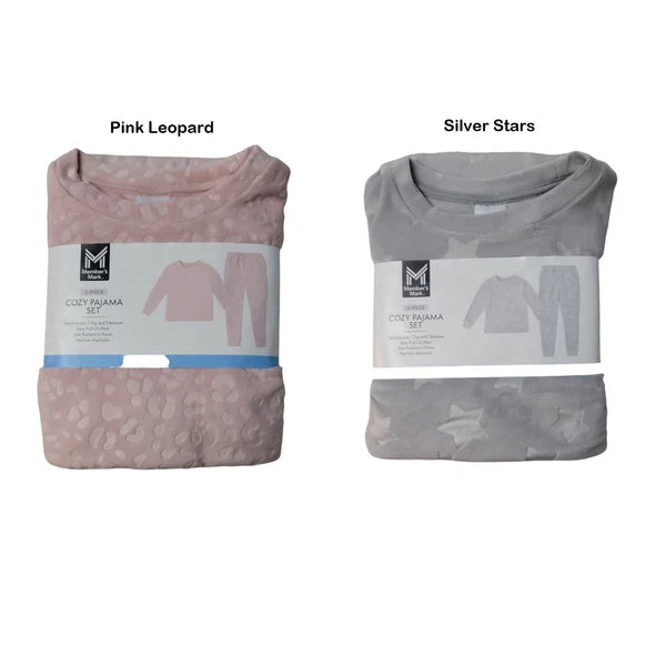 Member's Mark Girl's 2-Piece Long Sleeve Cozy Pajama Set