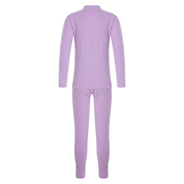 Kids Boys Girls Thermals Sets Pajamas T-shirt And Tights Suit Warm Active Home