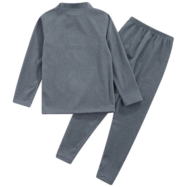 Kids Boys Girls Tees Long Sleeve Top Bear Print Sleepwear Pajamas Loungewear