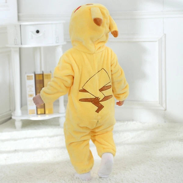 Pikachu Pajamas Kigurumi Cute Costume Bodysuit Cosplay - Baby Size 59-80cm