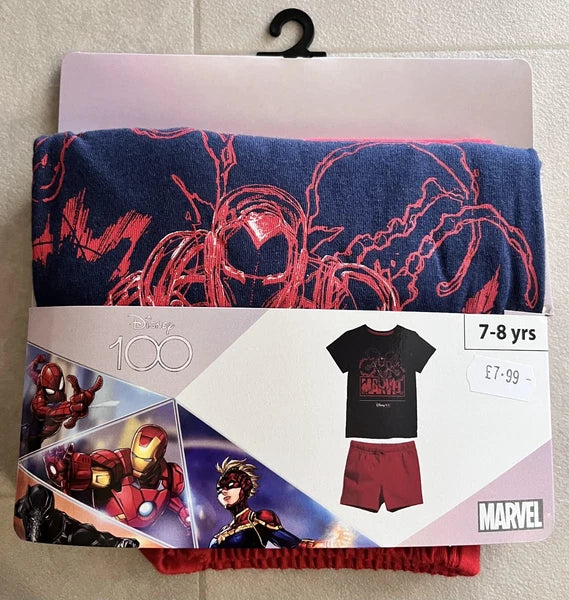 Disney 100 Kids Short Sleeve Pyjama Short Sets