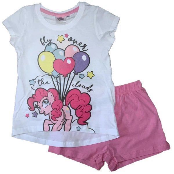 Boys Girls Kids Children Pyjamas Short Sleeve T-Shirt Shorts Set Age 2-12 Years