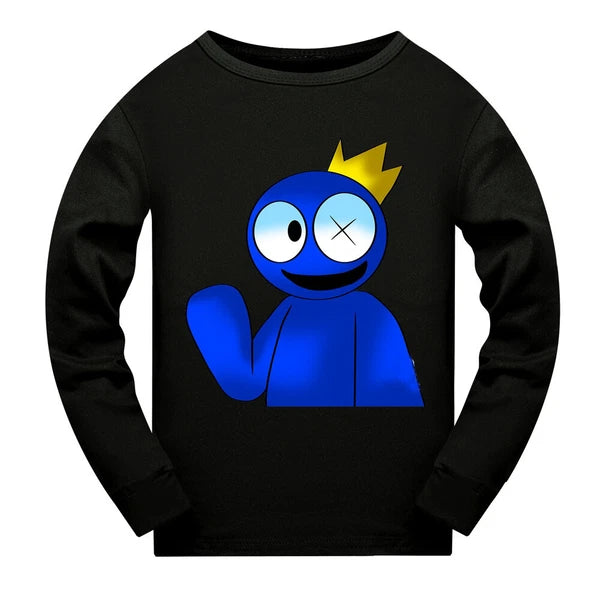 Popular Children's Rainbow Friends Pajama Top+Pants Pajama PJ Set Gift