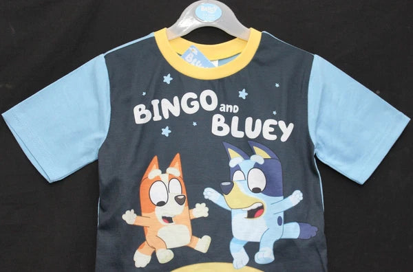 BLUEY Boy's Short Pyjamas /BLUEY & BINGO Summer/ Shorty PJs Sizes 1.5-5 years