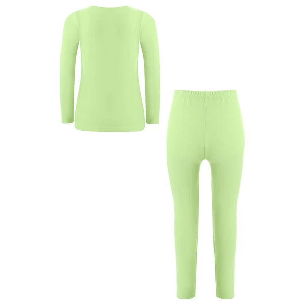 Unisex Kids Suit Bottoms Outfit Girls Set With Pants Homewear Pajamas Winter