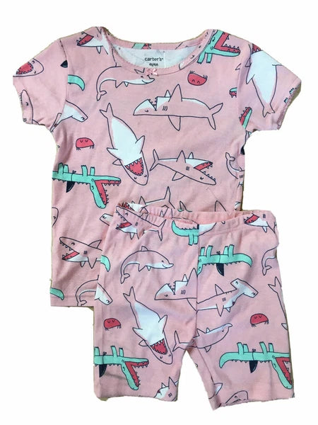 CARTER’S Pajamas Baby/Toddler 2PC-4PC Cotton Snug Fit Short-Sets 9M,-24M, 4T NWT