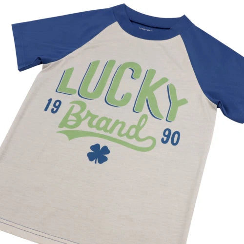 Lucky Brand Youth 4-Piece Pajama Set  Size  M(10/12)  Flam Resistant NWT