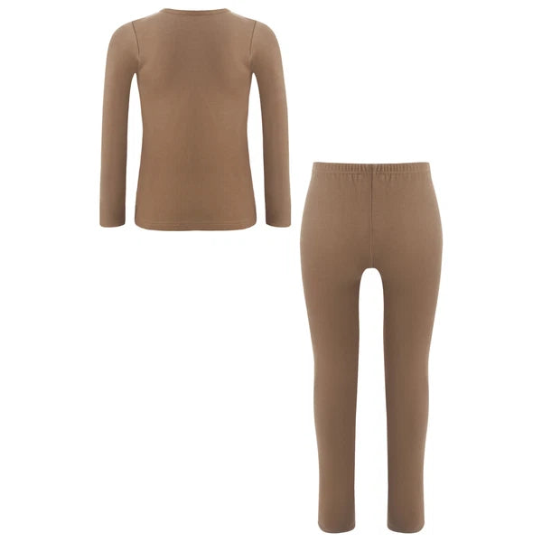 Unisex Kids Suit Bottoms Outfit Girls Set With Pants Homewear Pajamas Winter