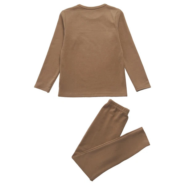 Unisex Kids Suit Bottoms Outfit Girls Set With Pants Homewear Pajamas Winter