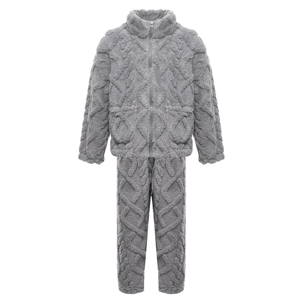 Unisex Kids Outfit Homewear Set Tops With Pants Pajamas Long Sleeve Loungewear