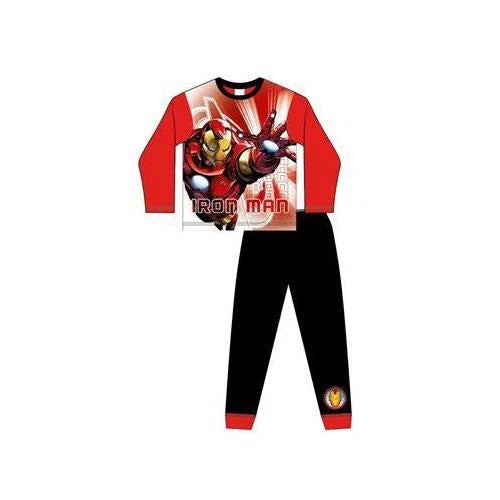 Marvel Boys Pyjama Set Long Sleeve Top Trousers