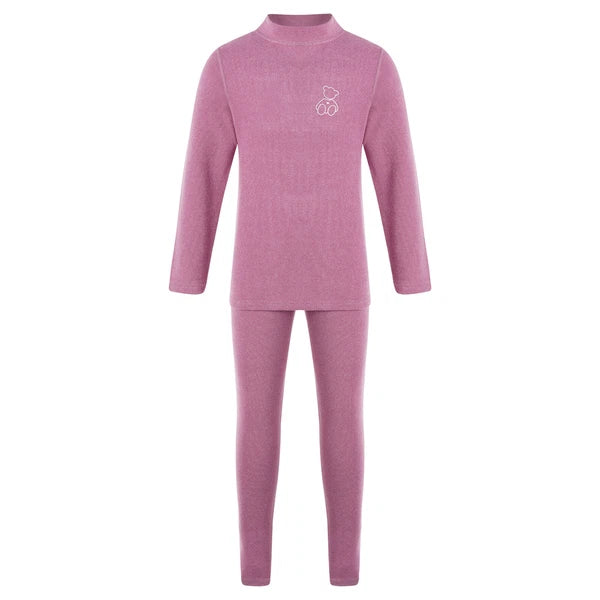 Kids Boys Girls Tees Long Sleeve Top Bear Print Sleepwear Pajamas Loungewear