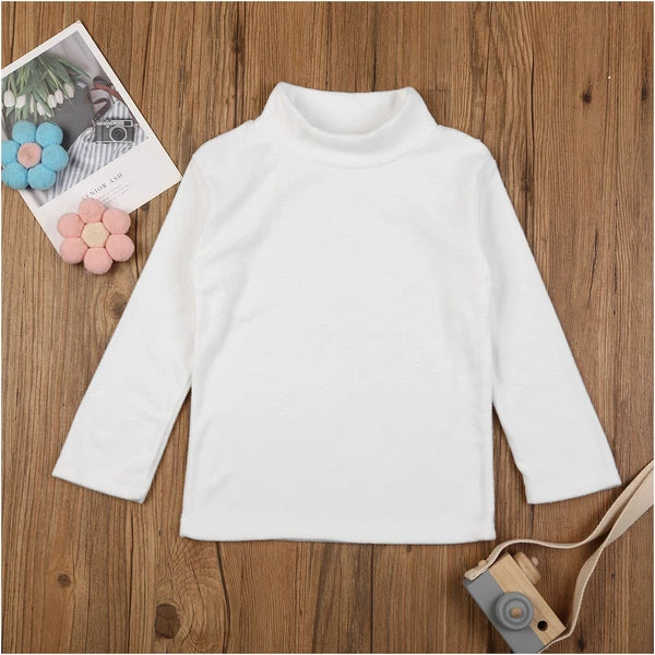 Kids Boys Girls Homewear Round Neck Tops With Pants Solid Color Pajamas Set