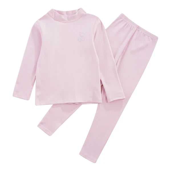 Kids Boys Girls Tees Long Sleeve Top Bear Print Sleepwear Pajamas Loungewear