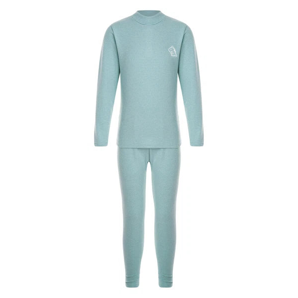 Kids Boys Girls Thermals Sets Pajamas T-shirt And Tights Suit Warm Active Home