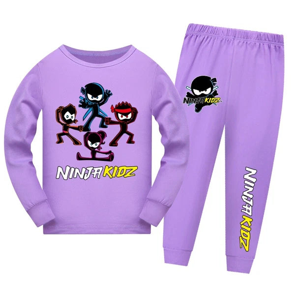Ninja Kids Ninja Kid Long Sleeve Trousers Pajamas High Quality Suit Children Hot