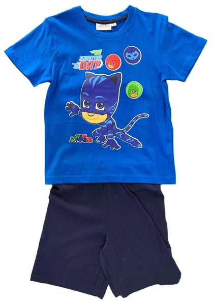 BOYS CHARACTER SHORT PYJAMAS 2PC NIGHT WEAR PJ SETS OFFICIAL 3-12 YEARS BNWT