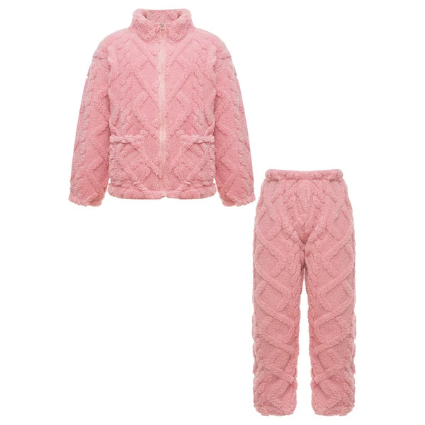 Unisex Kids Outfit Homewear Set Tops With Pants Pajamas Long Sleeve Loungewear