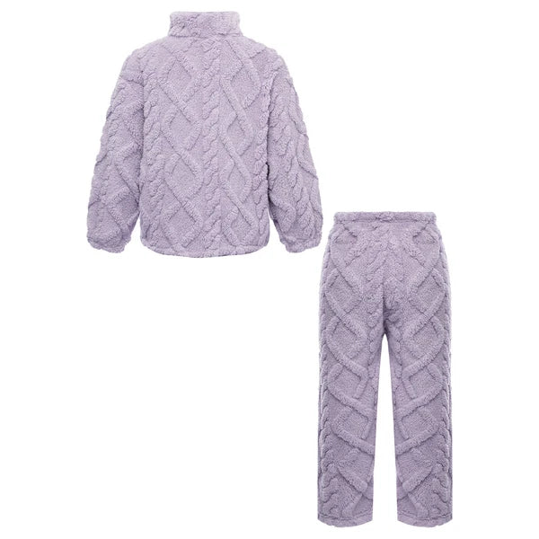 Unisex Kids Outfit Homewear Set Tops With Pants Pajamas Long Sleeve Loungewear