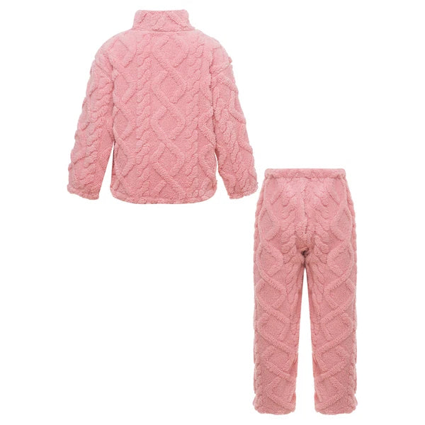 Unisex Kids Outfit Homewear Set Tops With Pants Pajamas Long Sleeve Loungewear