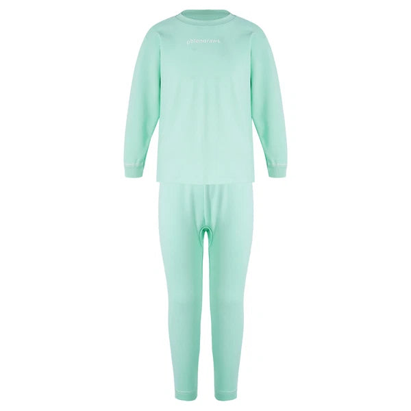 Kids Nightwear Warm Pajama Set Comfy Sleepwear Zipper Homewear 2 Piece Outfits