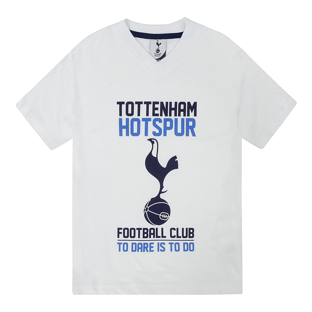 Tottenham Hotspur Boys Pyjamas Short Kids OFFICIAL Football Gift