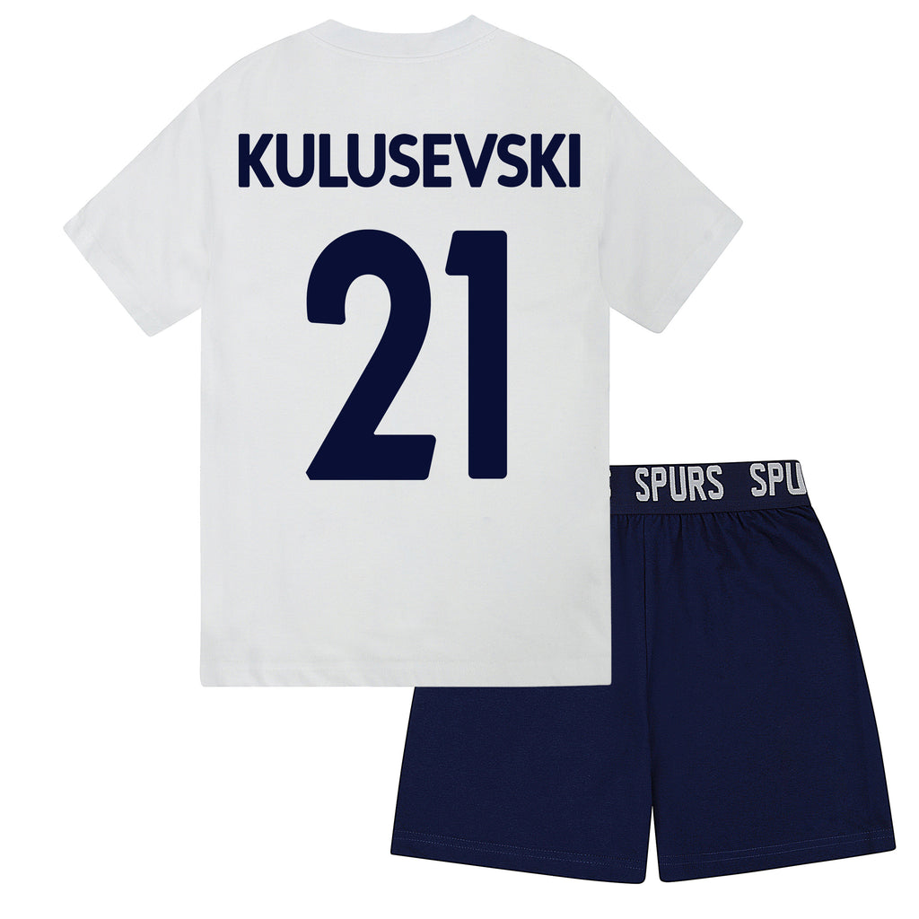 Tottenham Hotspur Boys Pyjamas Short Kids OFFICIAL Football Gift