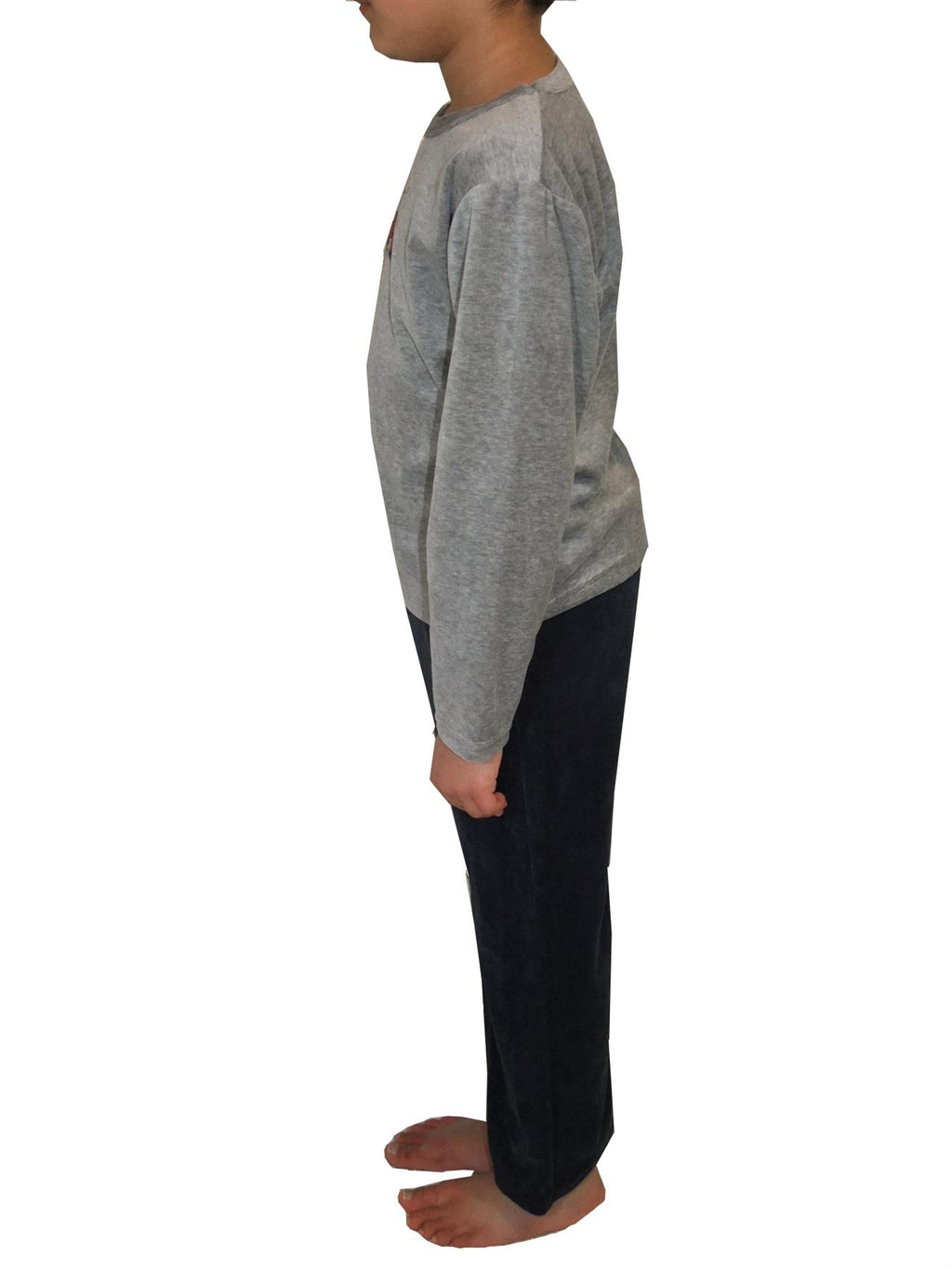 Boys Pyjama Set Velvet Soccer Motif Long Sleeve 2 to 10 Years Cosy PJ's