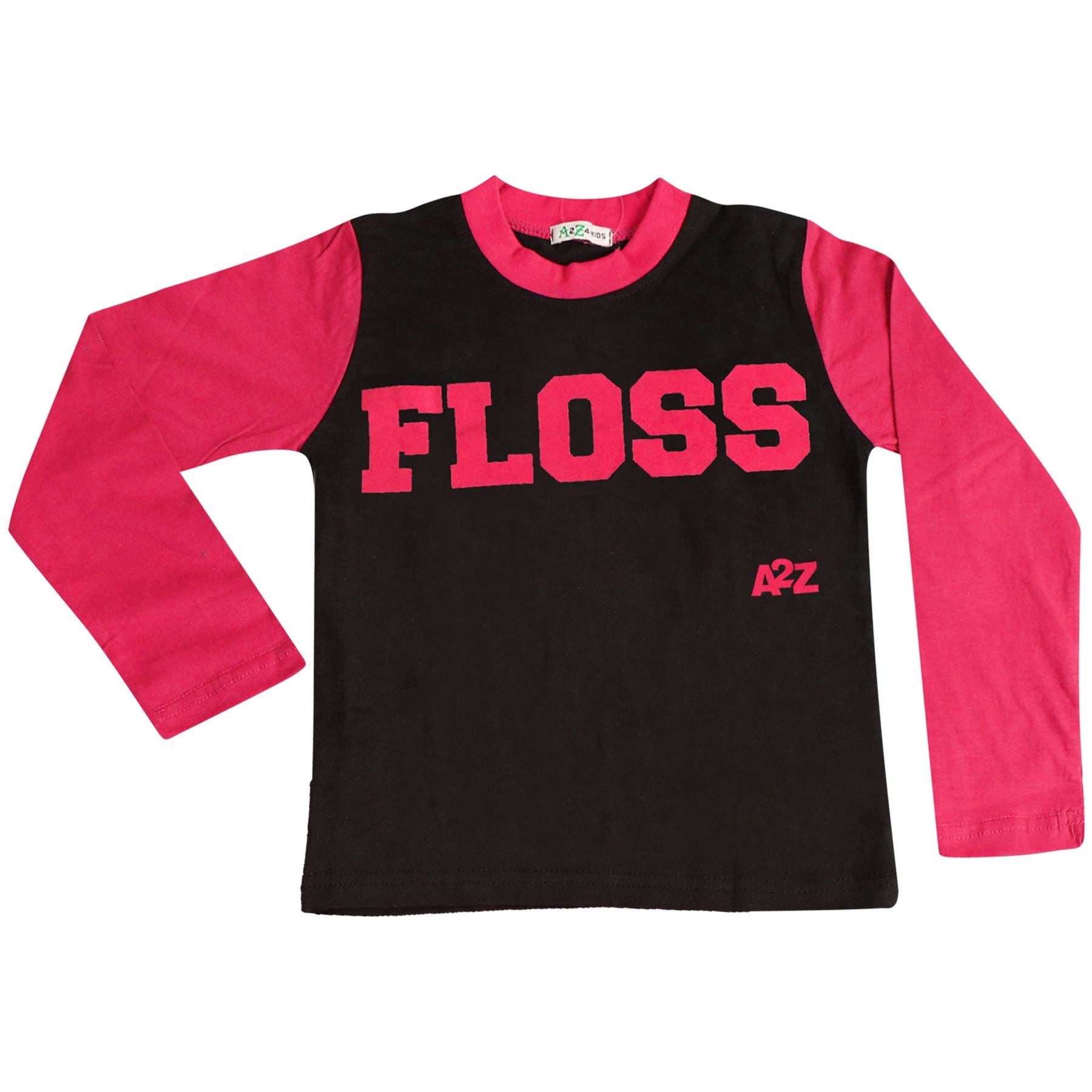 Kids Girls Boys Pyjamas Pink Trendy Floss A2Z Print Loungewear PJS Outfits Sets