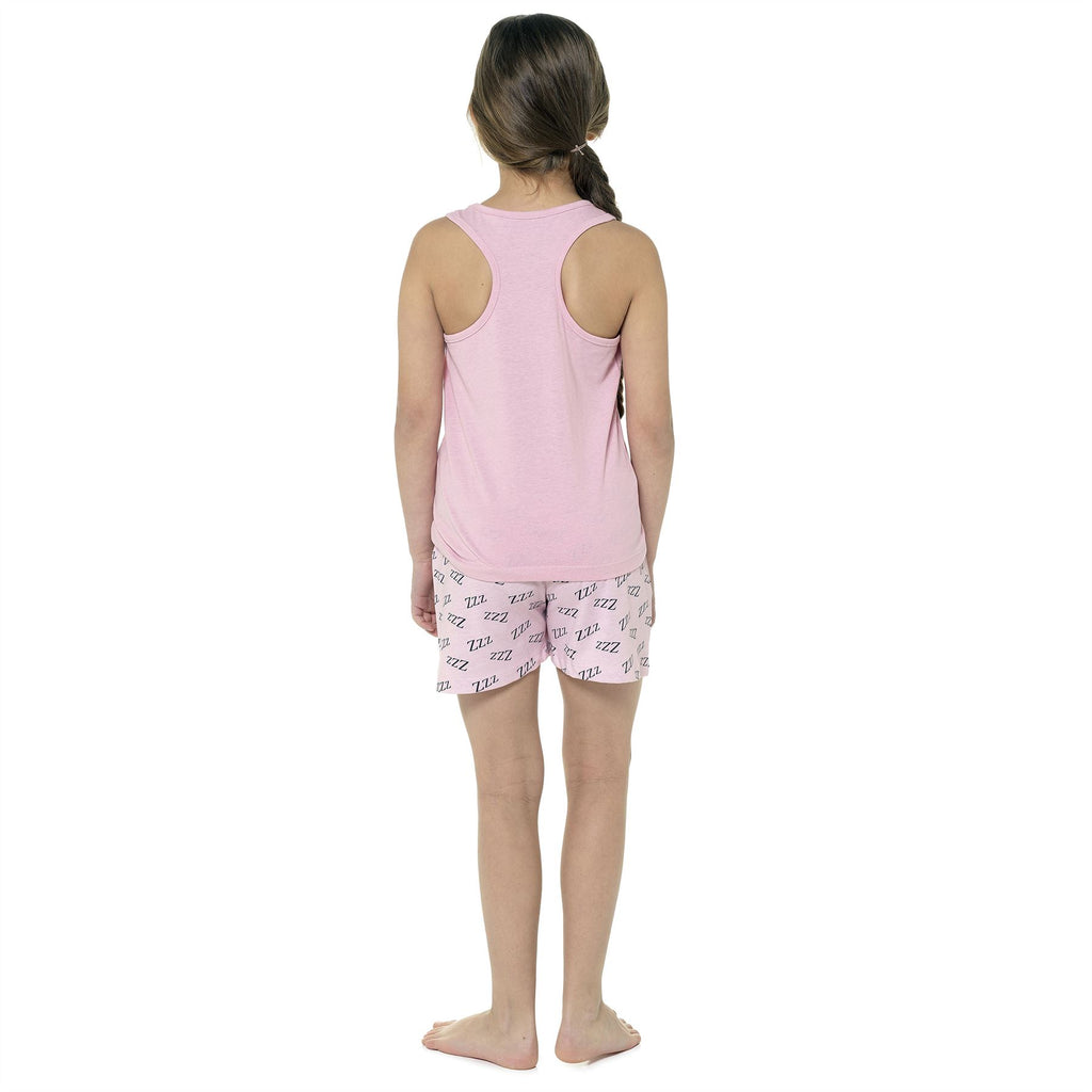 Girls Pyjamas Kids Cotton Short Sleeve Summer Pyjama Set PJs