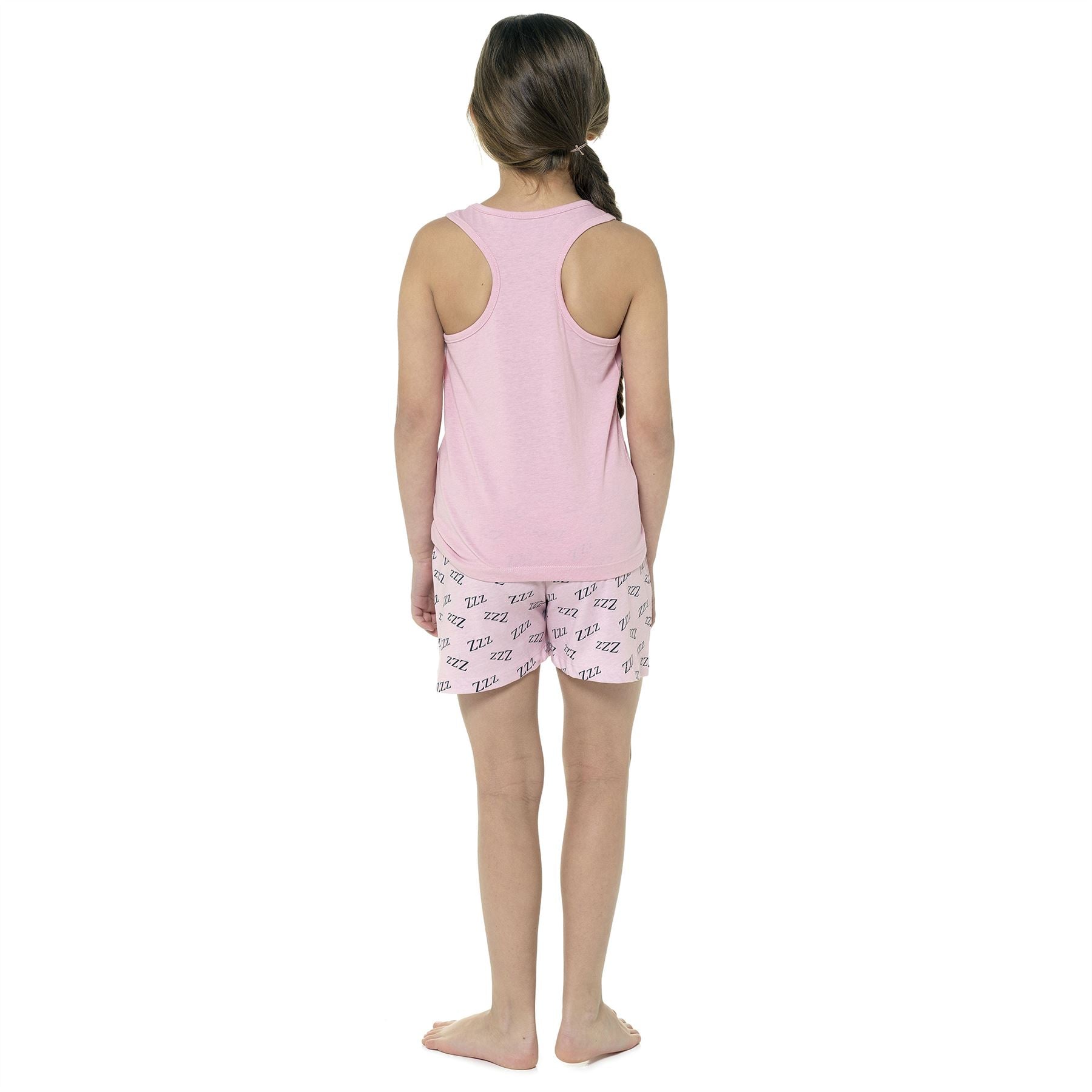 Girls Pyjamas Kids Cotton Short Sleeve Summer Pyjama Set PJs
