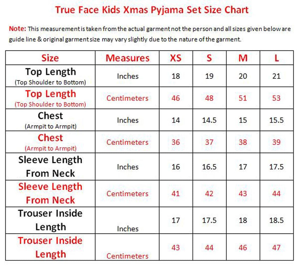 Kids Christmas Pyjamas Set Teens Girls Nightwear Boys Pjs Xmas Set Gift