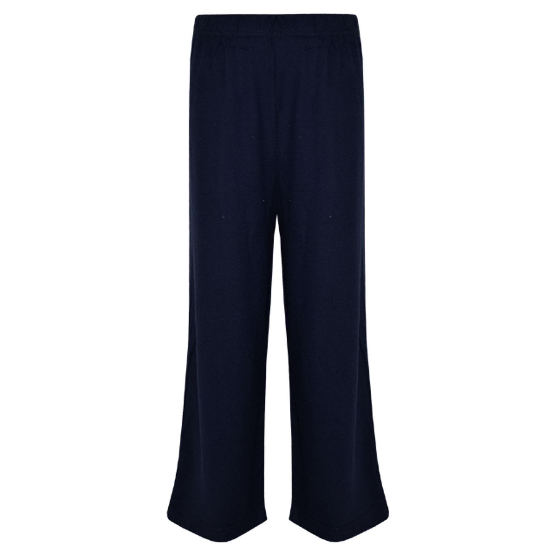 Kids Girls Boys PJs Santas Little Helper Stylish Color Cotrast Pajamas Set 5-13