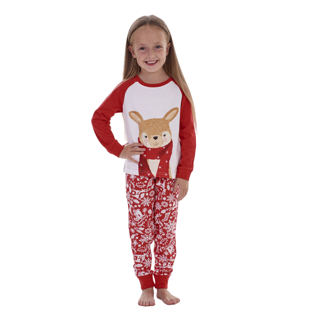 Christmas Family Matching Pyjamas XMAS Adult Kids Nightwear PJS 100% Cotton UK