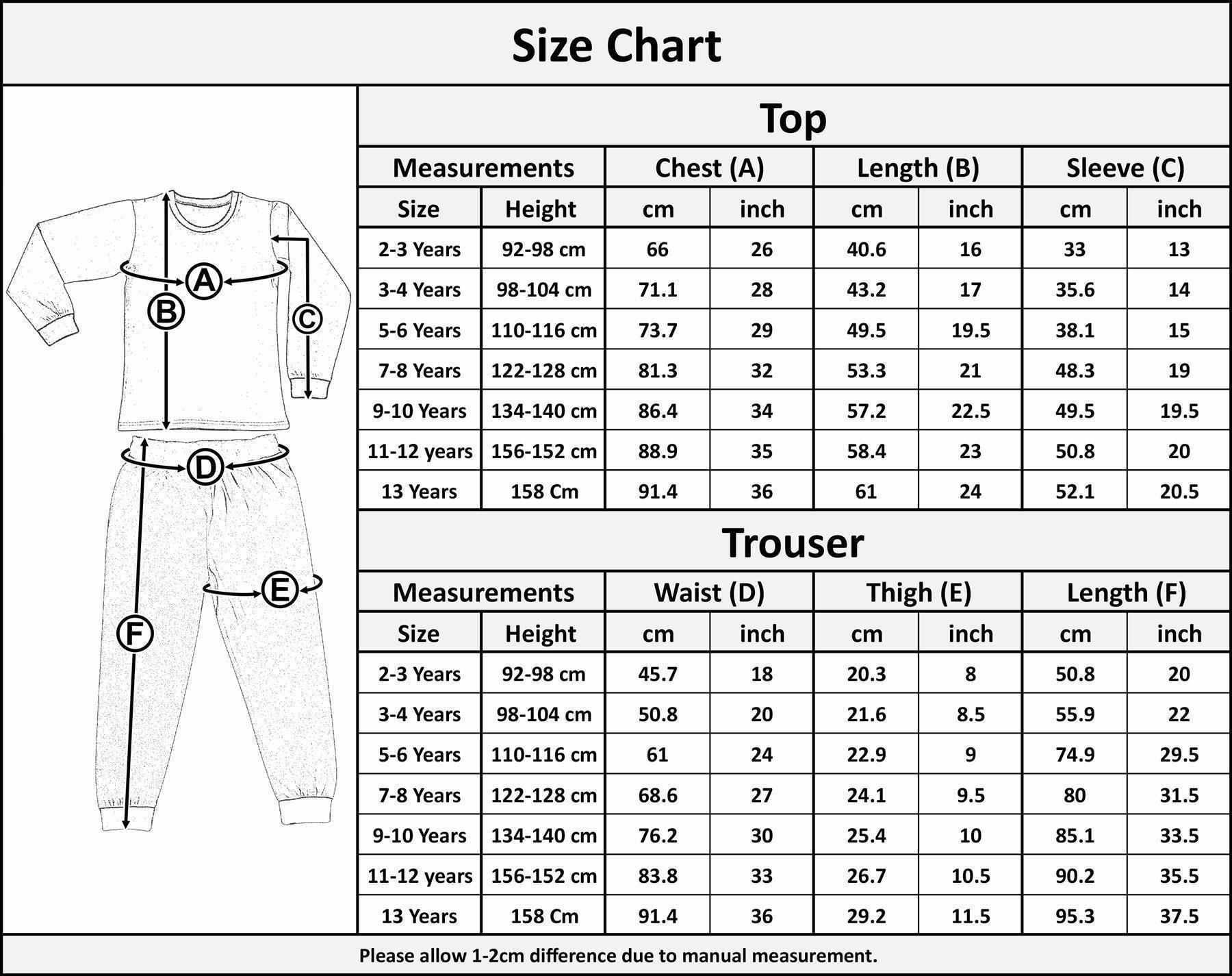 Kids Girls Pyjamas Navy Up All Night Print Contrast PJs Set Lounge Suit