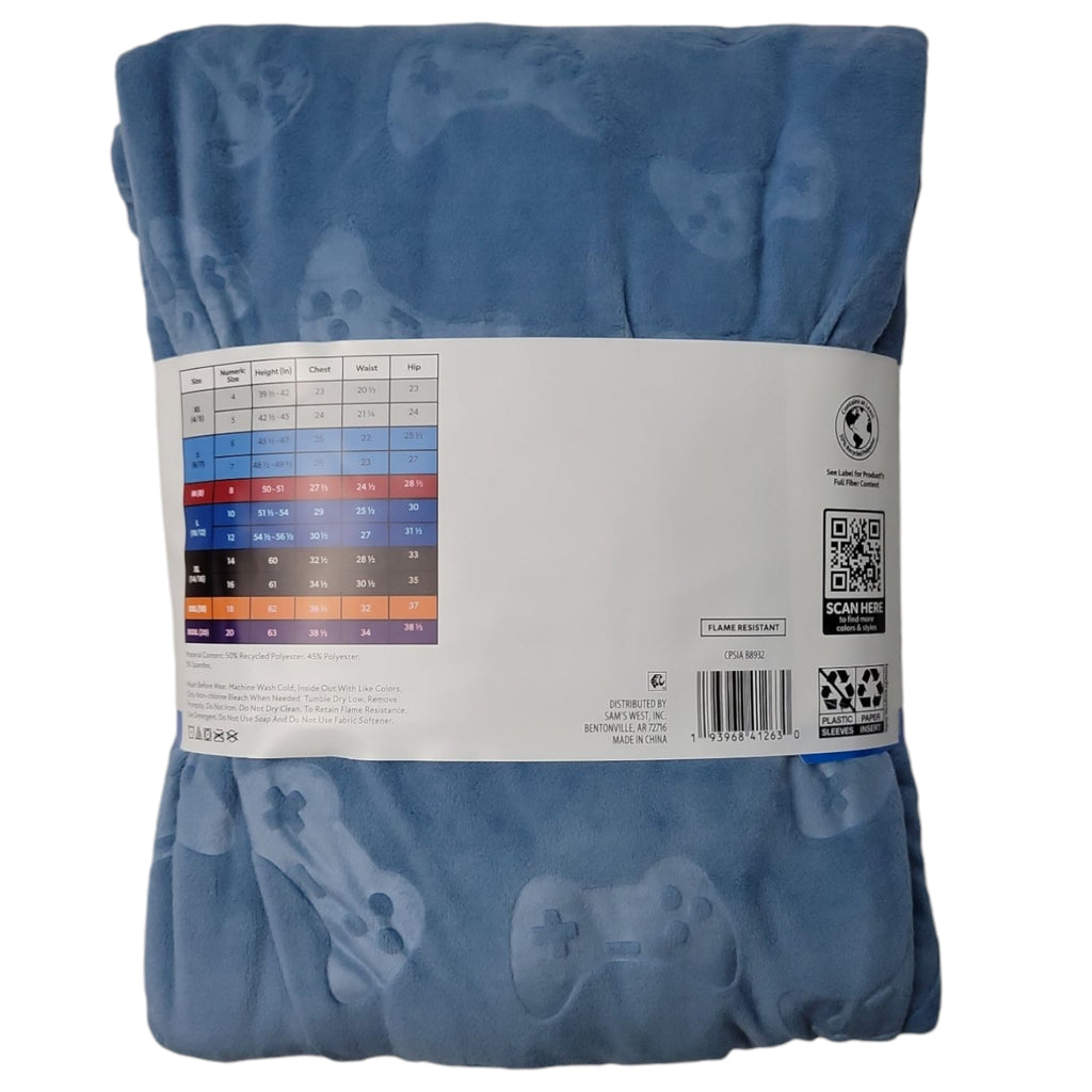 Member's Mark Boys 2-Piece Easy Care Long Sleeve Cozy Pajama Set