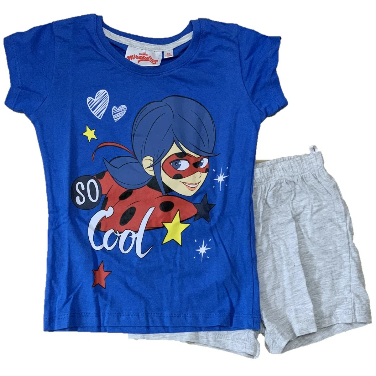 Boys Girls Kids Children Pyjamas Short Sleeve T-Shirt Shorts Set Age 2-12 Years