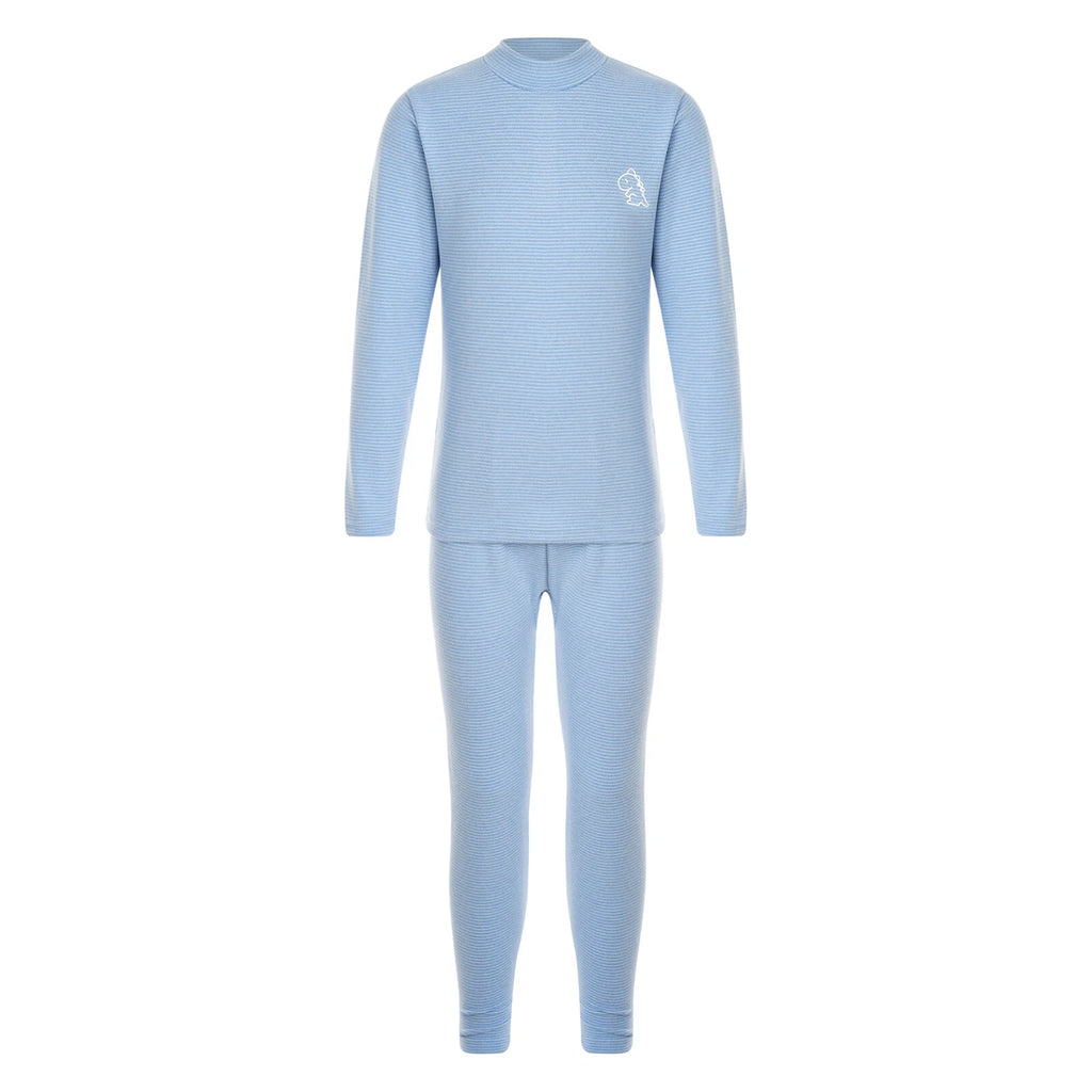 Kids Boys Girls Thermals Sets Pajamas T-shirt And Tights Suit Warm Active Home