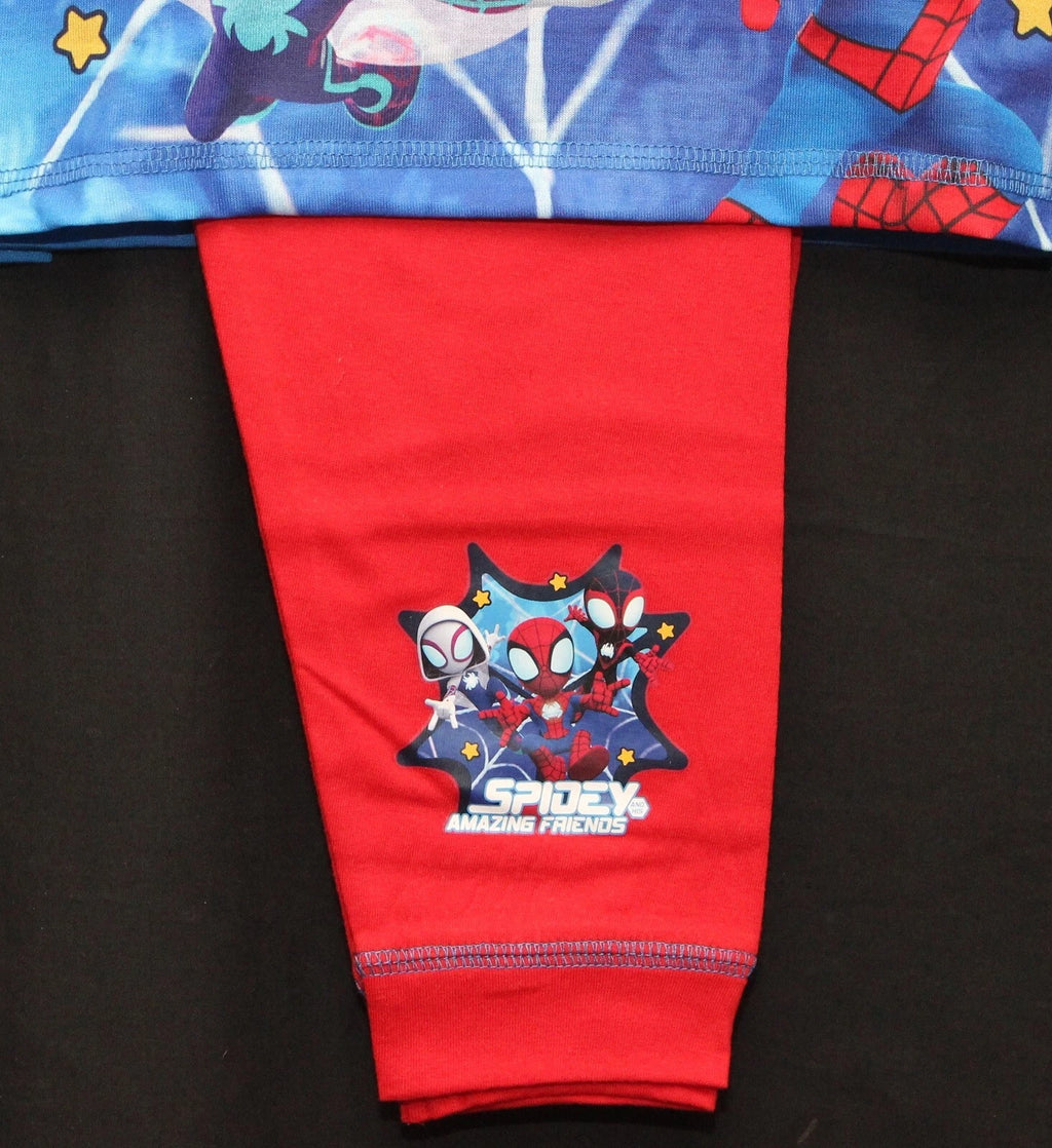 SPIDER-MAN Boy's Pyjamas/ Red & Blue SPIDEY PJs Sizes 1.5-5 Years
