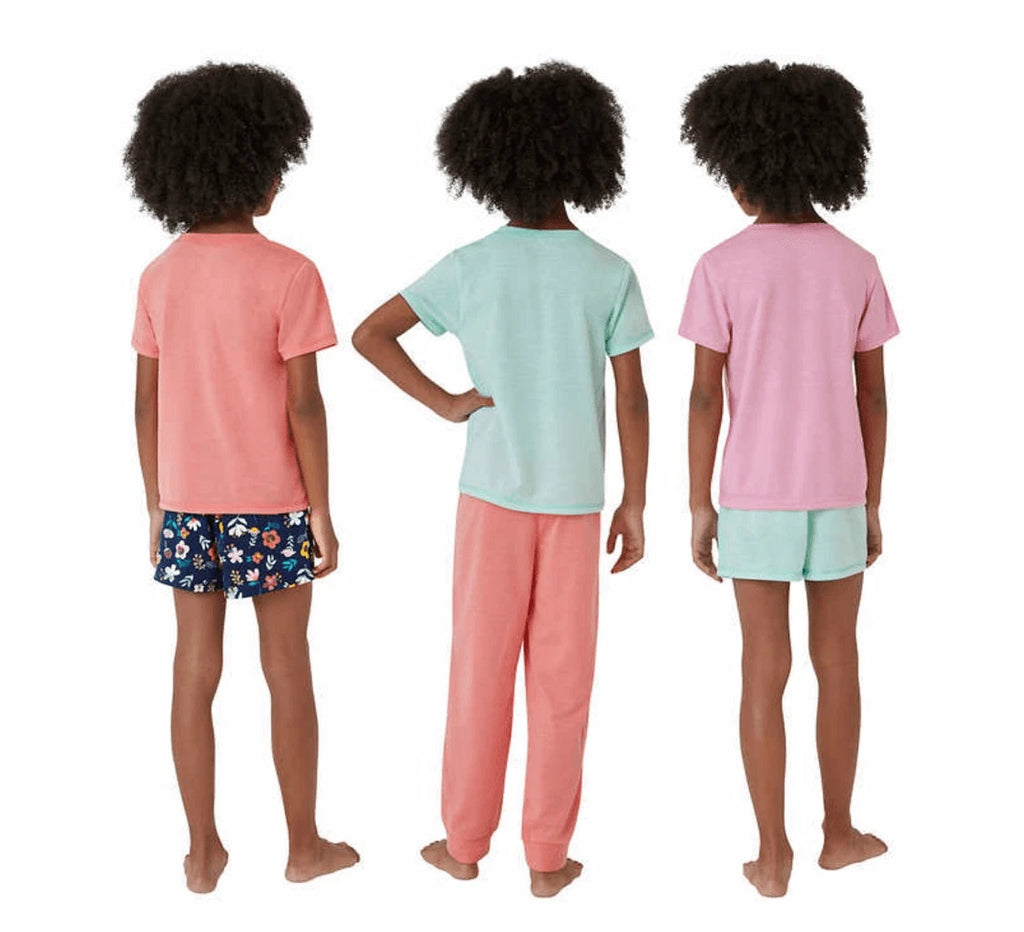 Eddie Bauer Kids Girl's Comfy 6-Piece Pajama Set