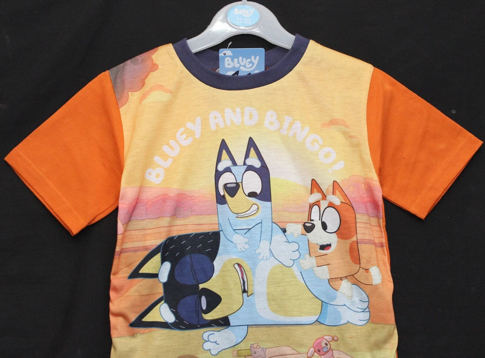 BLUEY Boy's Short Pyjamas /BLUEY & BINGO Summer/ Shorty PJs Sizes 1.5-5 years