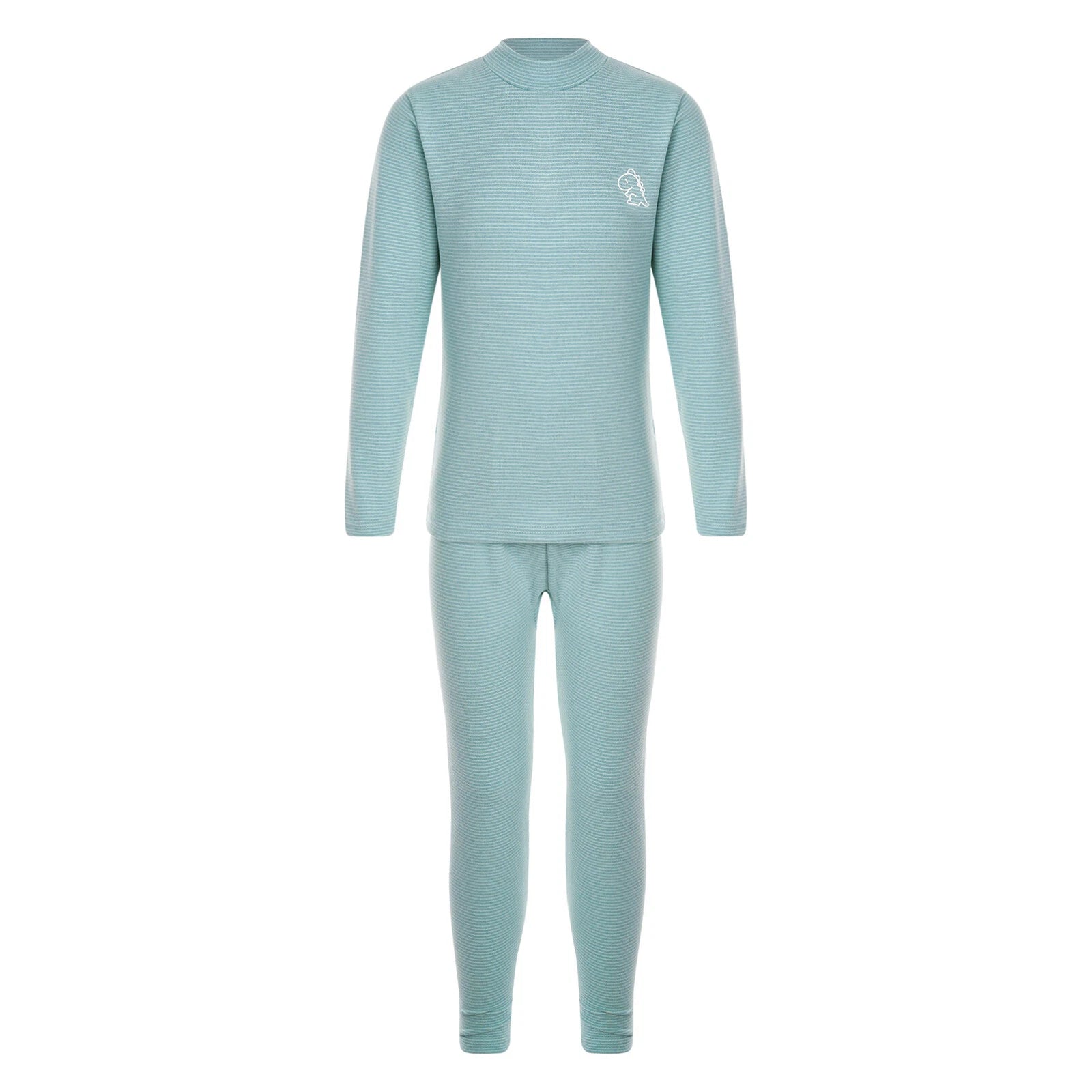 Kids Boys Girls Thermals Sets Pajamas T-shirt And Tights Suit Warm Active Home