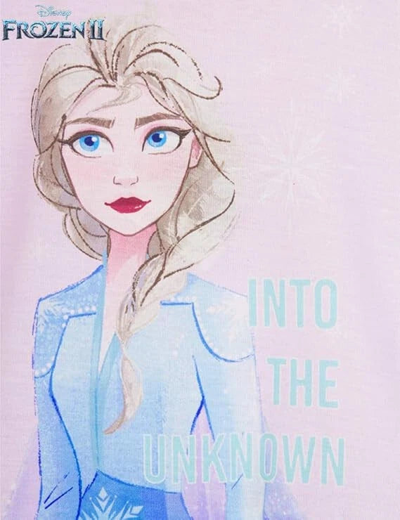 Disney Frozen Girls Pyjamas Set Summer Nightwear PJs Short Pyjamas for Kids Teen