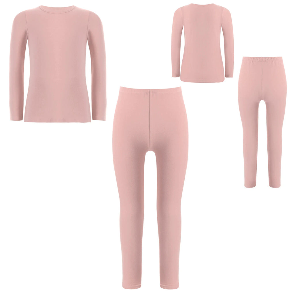 Unisex Kids Suit Bottoms Outfit Girls Set With Pants Homewear Pajamas Winter